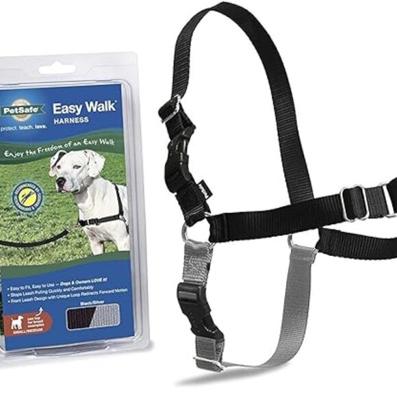 PetSafe~ Easy Walk No-Pull Dog Harness- Helps Prevent Pulling on Walks- MED- BLK - Picture 3 of 14